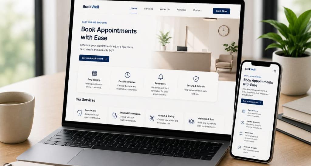 Hire Web Developer in New York 12 bookings and appointment websites