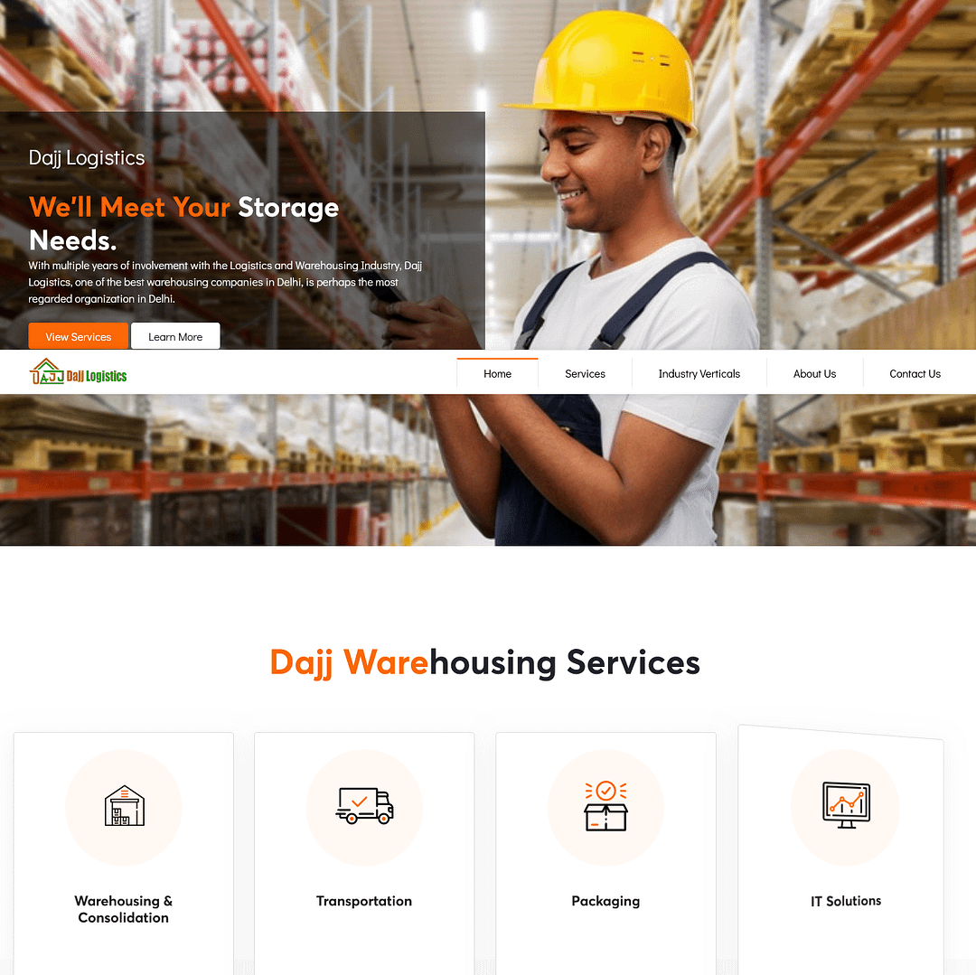 cyberorama Dajj logistics services in Delhi Dajj warehousing services