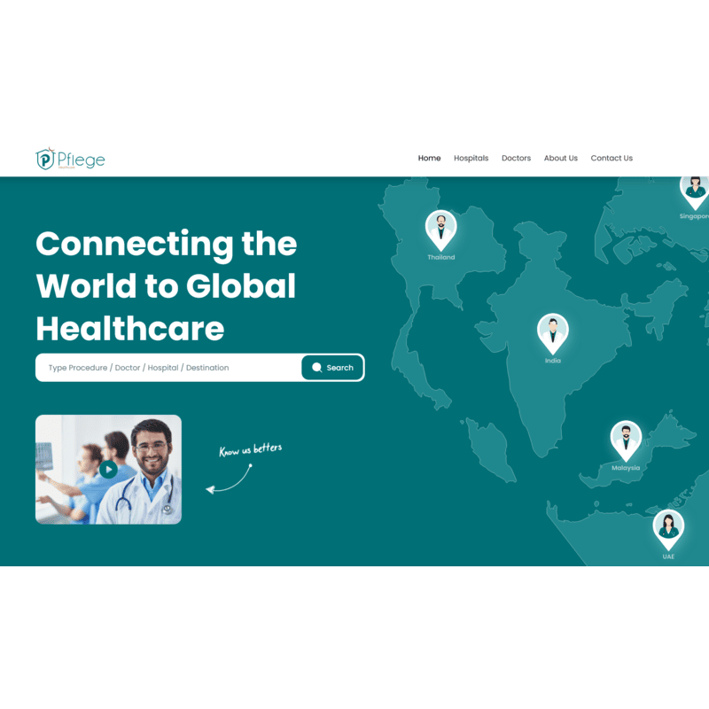 Portfolios 105 Pflege Healthcare Codeigniter Project